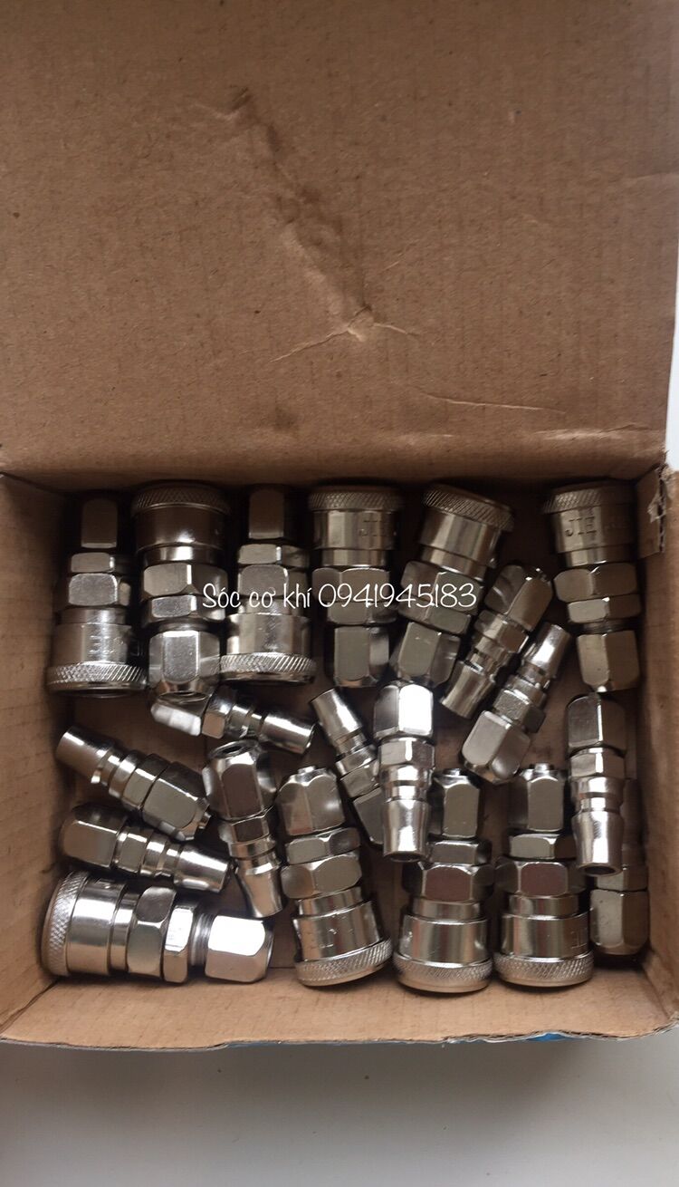 Đầu nối nhanh dây hơi phi 10 ( 10 bộ)