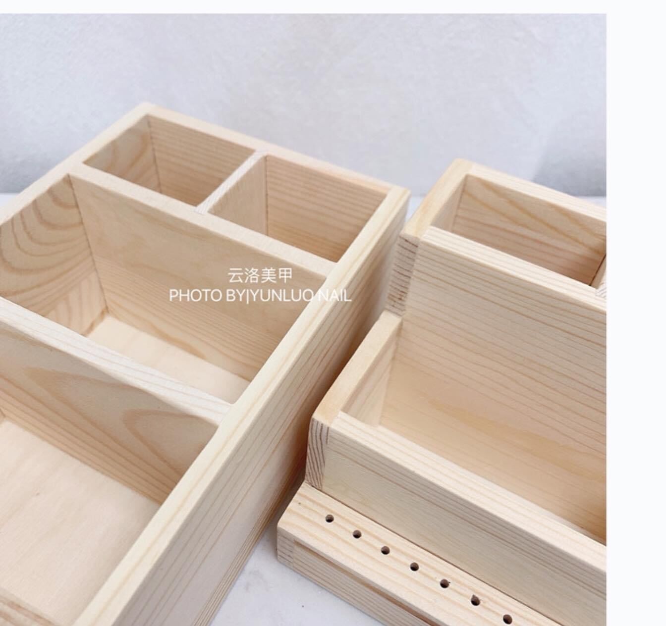 Khay gỗ cắm dụng cụ, máy mài, đầu mài
