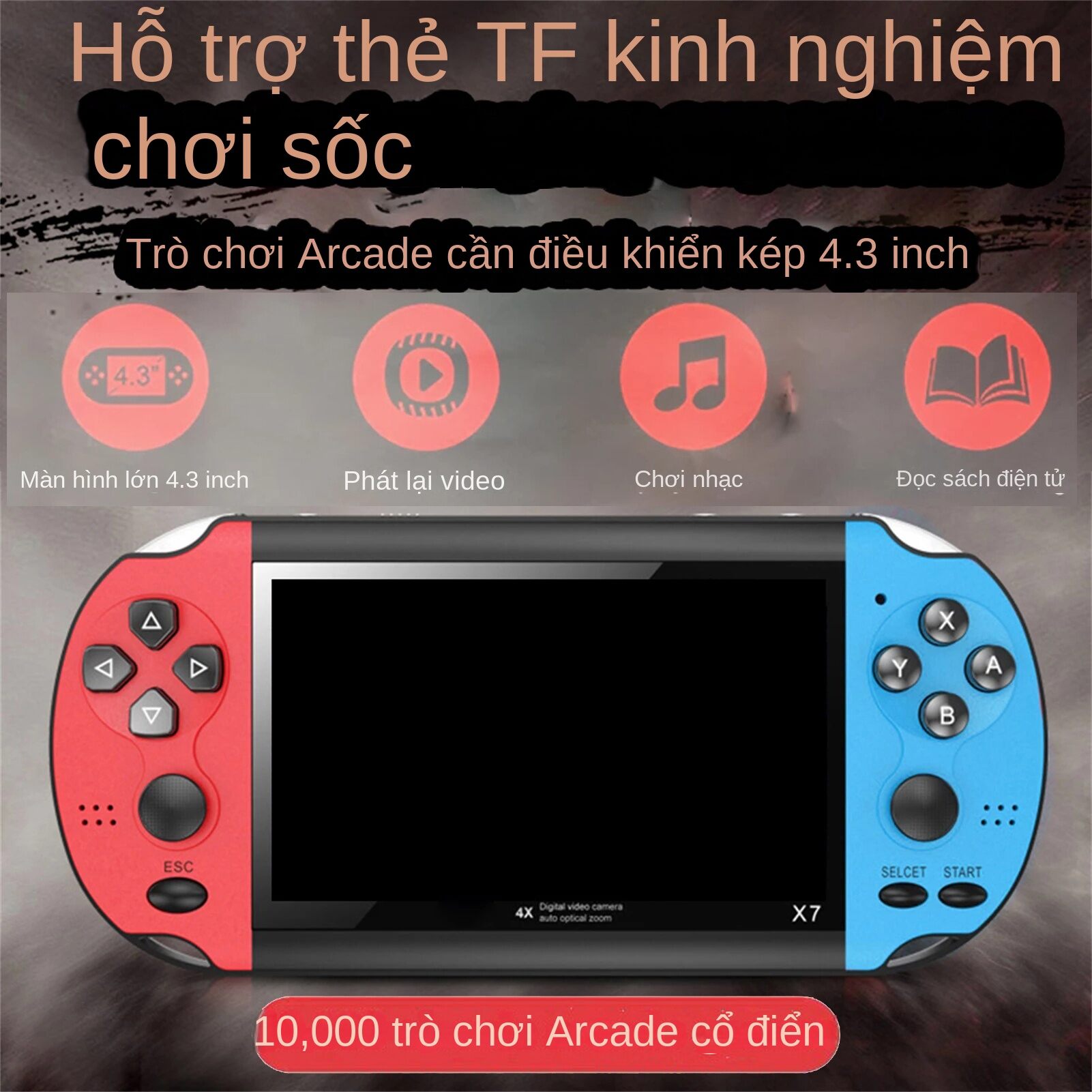 Retro Video Game Console Portable Handheld Gaming Videogame Machine Mini Arcade Player Emulator Smart Gamepad Portatil Retrogame