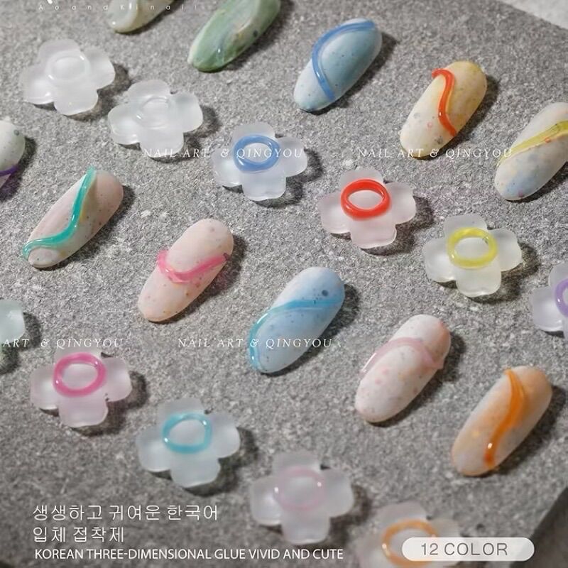 Gel 5D vẽ nổi , gel vẽ móng mẫu mới