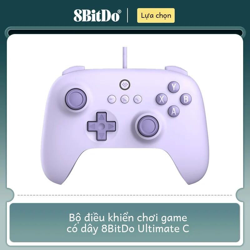 Bộ Điều Khiển Chơi Game Có Dây 8BitDo Ultimate C Cho PC Windows 10/11 Steam Deck Raspberry Pi Android - Tay Cầm Chơi Game Bluetooth Có Kích Hoạt Tuyến Tính