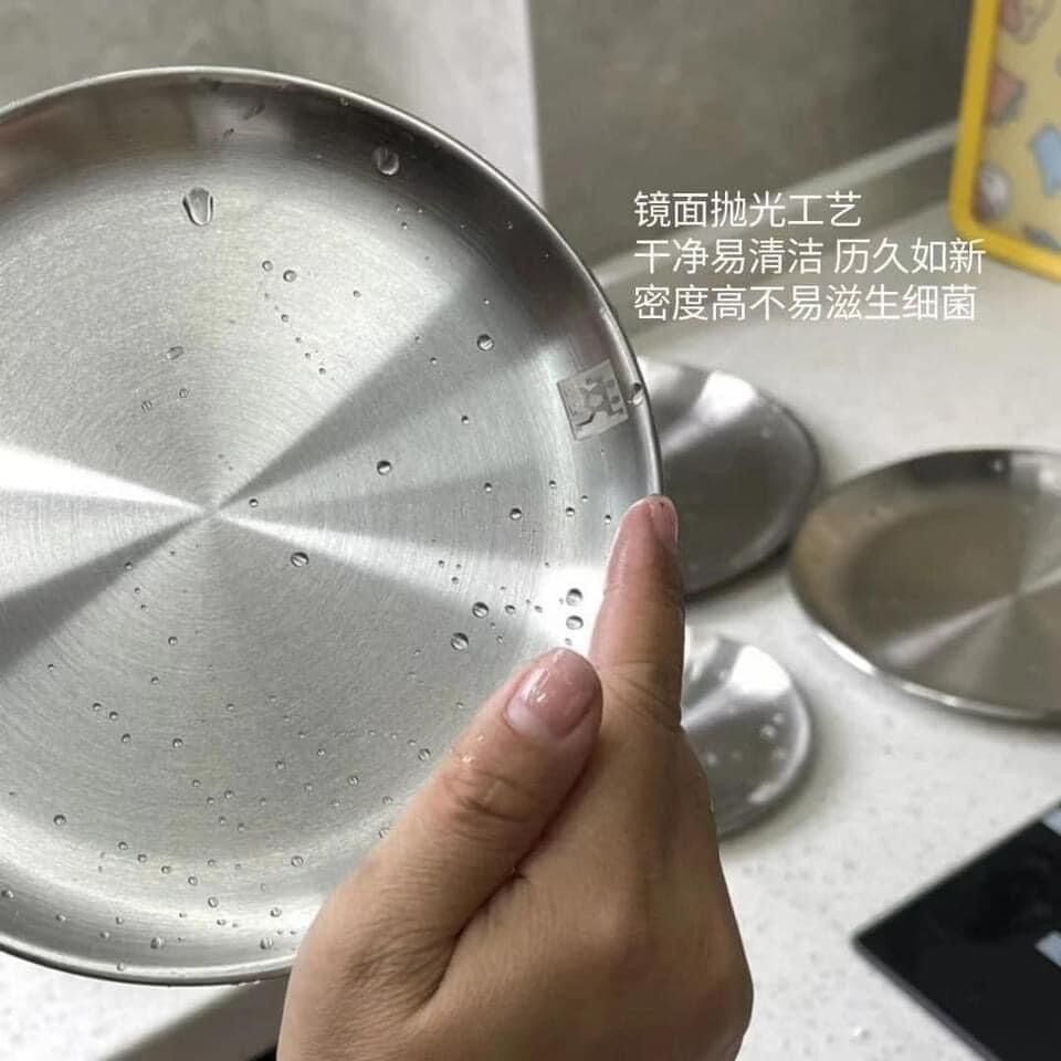 Bộ 5 đĩa inox bền . Bộ đĩa đa năng