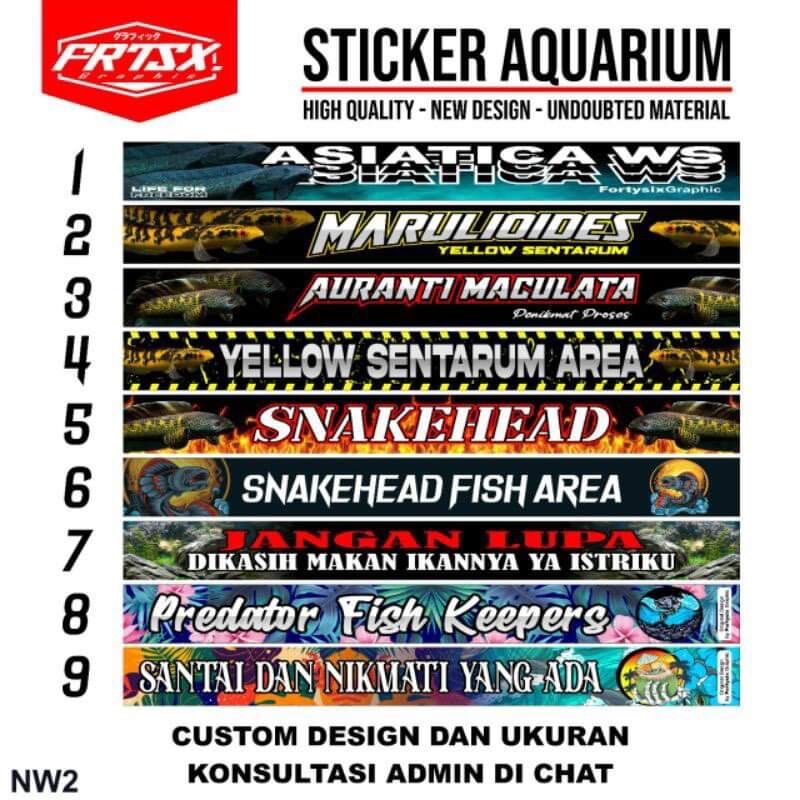 Decal dán hồ cá 60*10