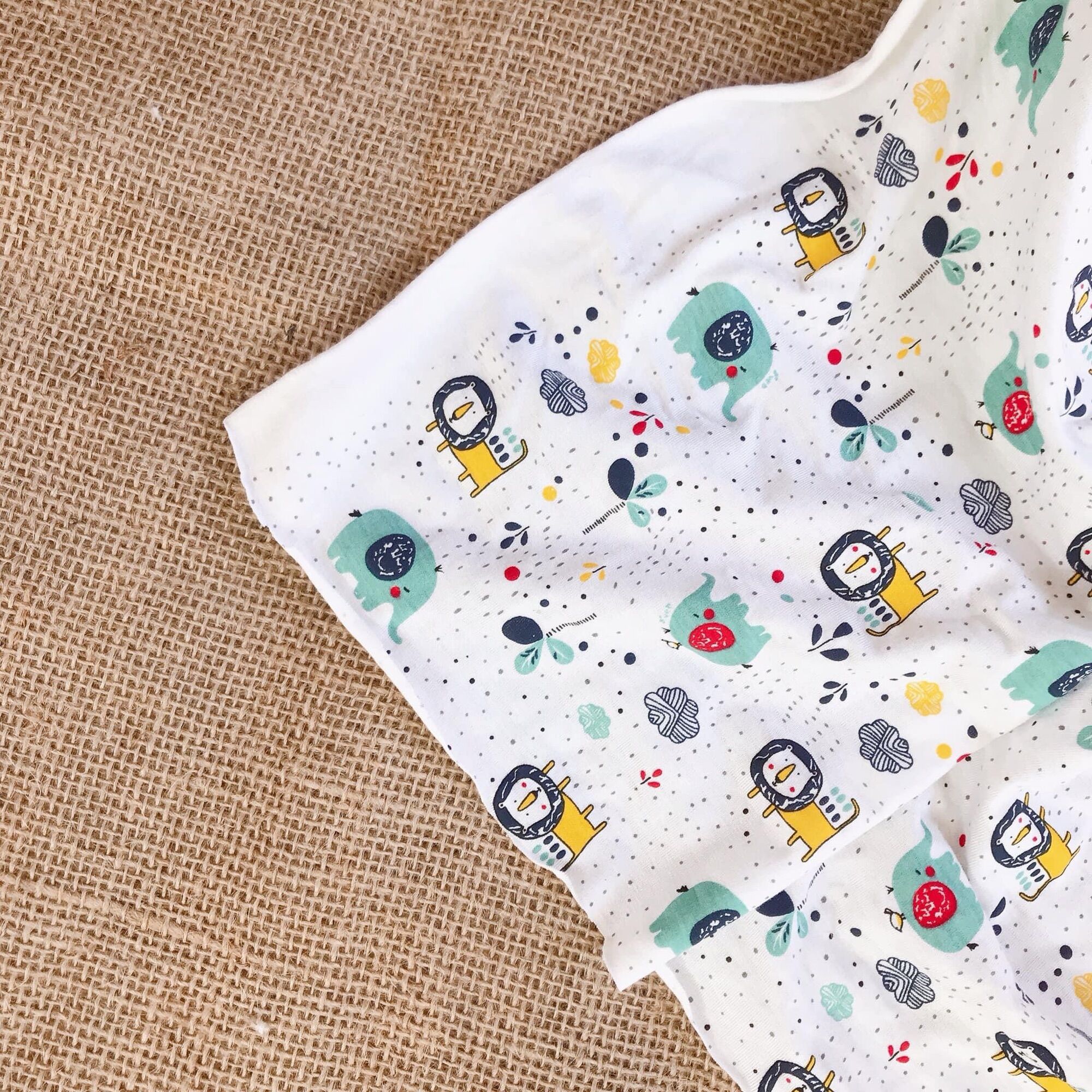 Vải cotton Hàn Quốc may đồ cho bé