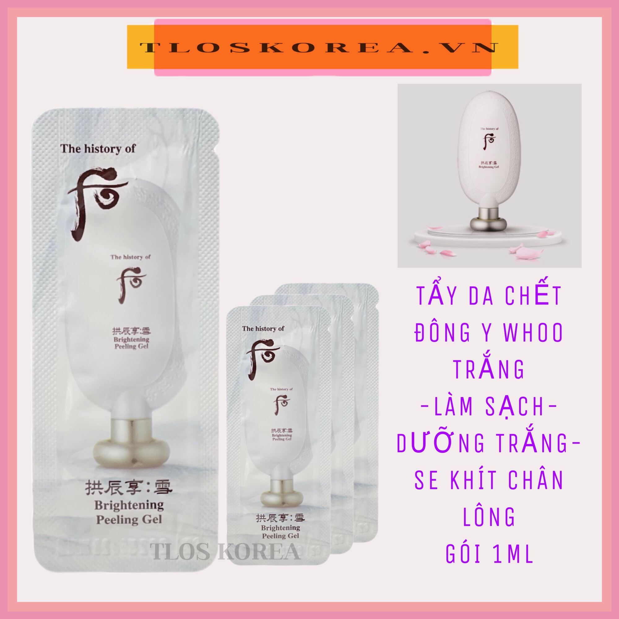 Gói Tẩy Da Chết Whoo Làm Sáng Da