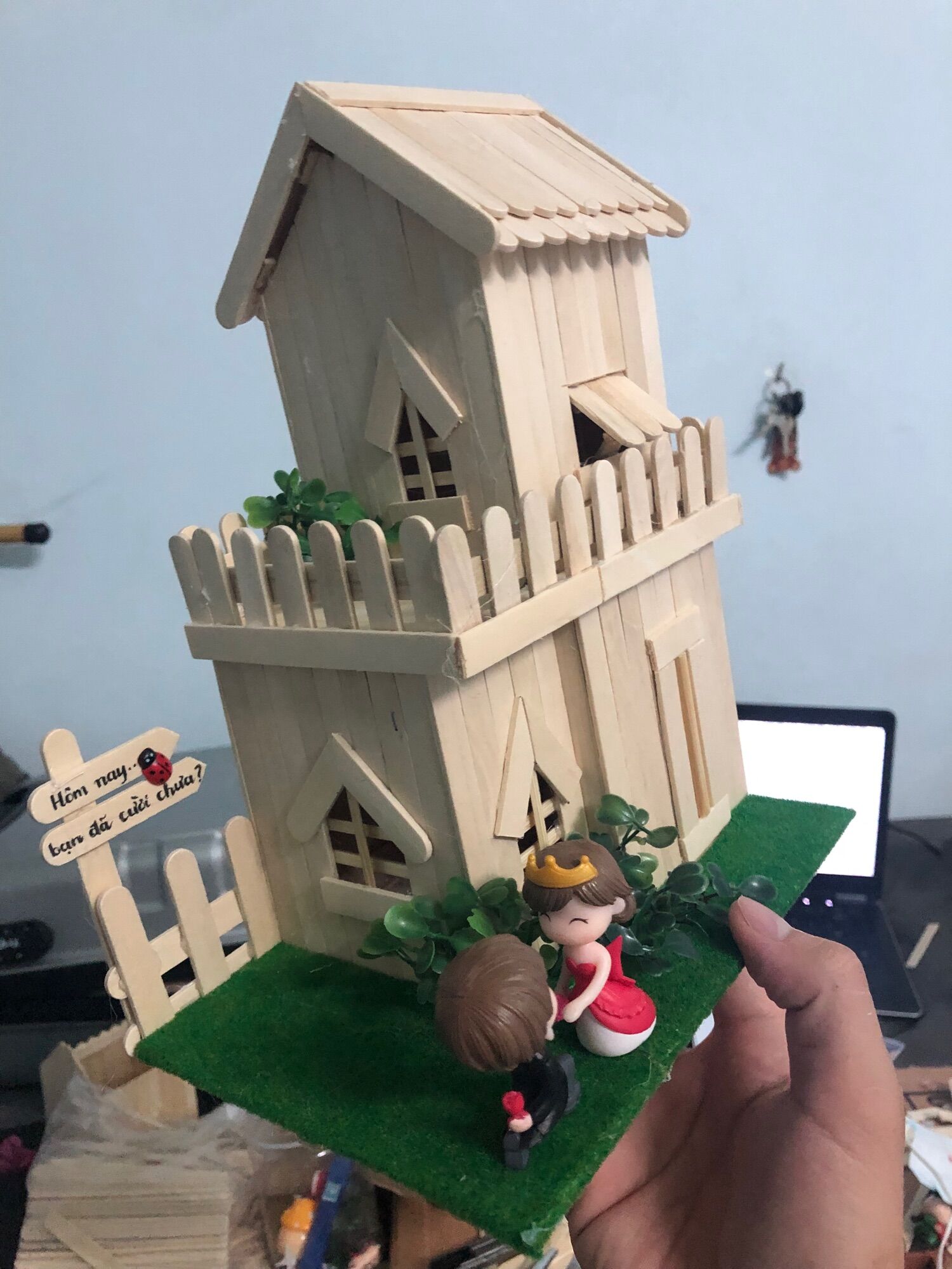 [HCM] Mô hình nhà gỗ handmade