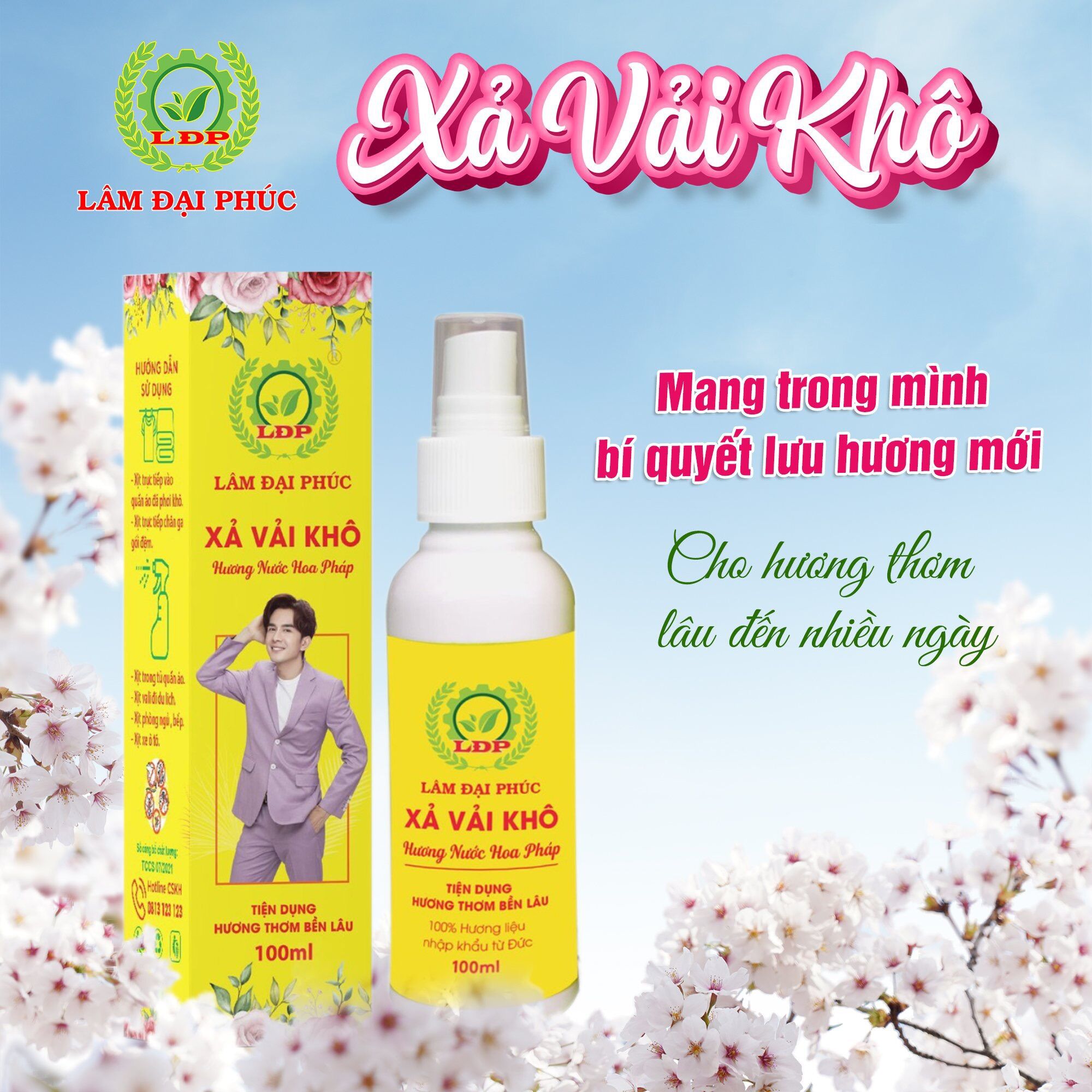 5 chai nước xả vải khô - lâm đại phúc