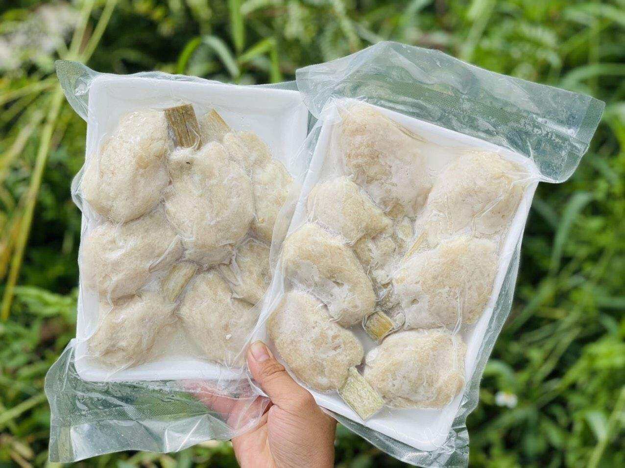 Giá Sỉ 1Kg Chả Mực cuộn mía