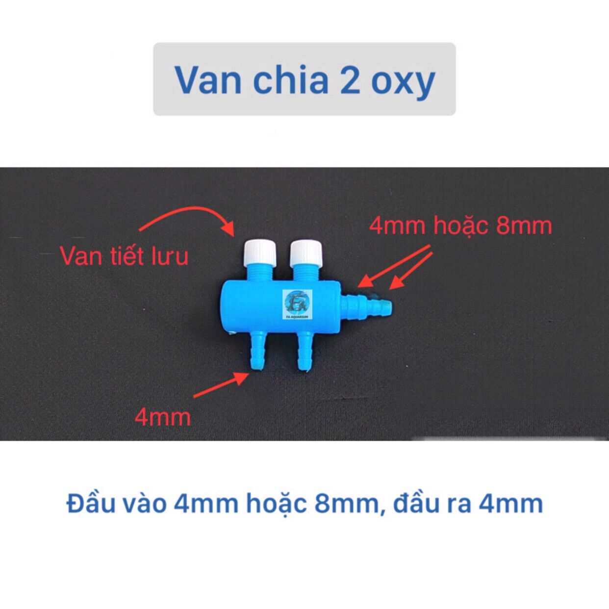 Van chia oxy có điều chỉnh tiết lưu