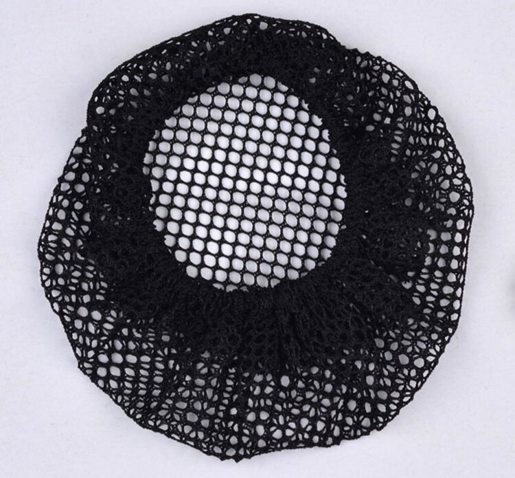 Professional Headdress Flower Hairnet Coarse Mesh Fine Mesh Black Net Pocket Barrettes Hairnet HkmMcUYix8