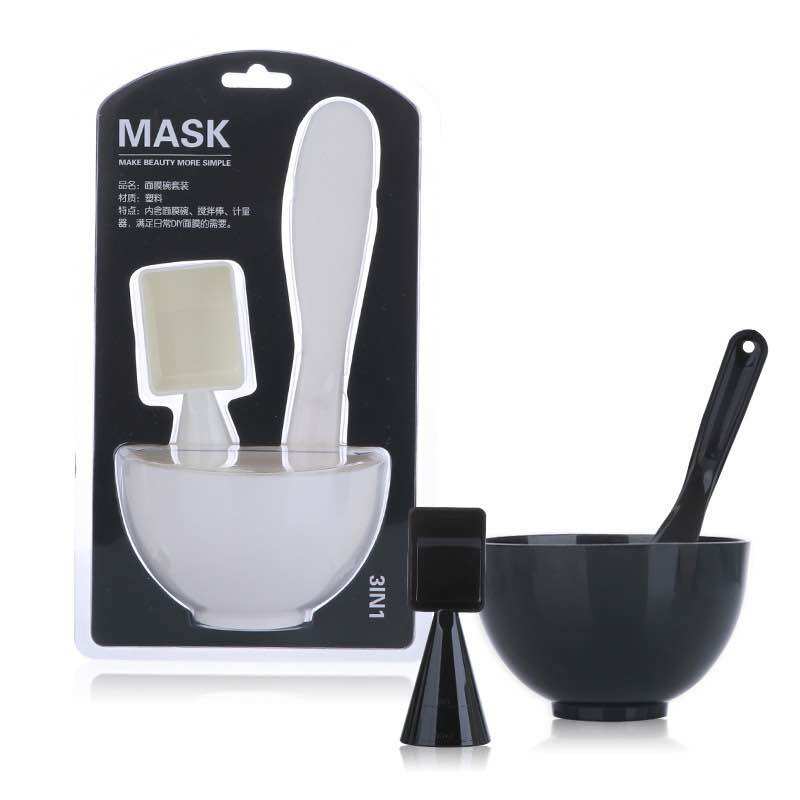 Bộ bát nhựa dẻo đắp mặt nạ 3in1 chuyên dụng trong spa, MTV