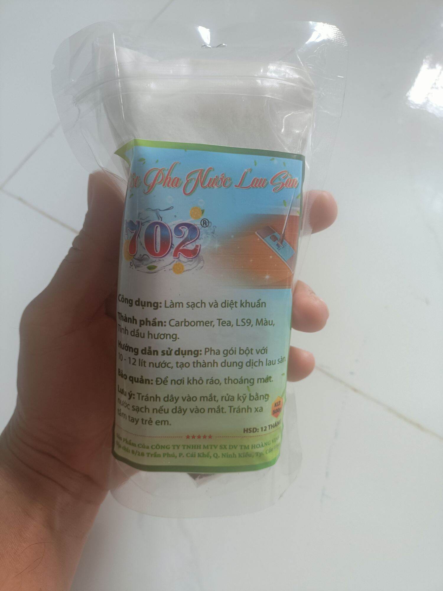 Bột pha nước lau sàn 12L