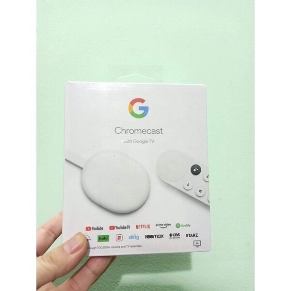 Google chromecast with Google Tivi 4k điều khiển bằng giọng nói
