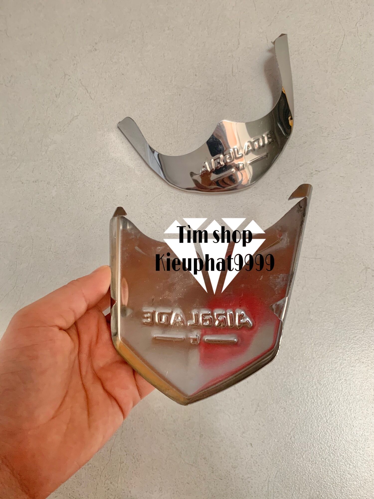 Mỏ dè Airblade 2016 đến 2019 inox trước Sau