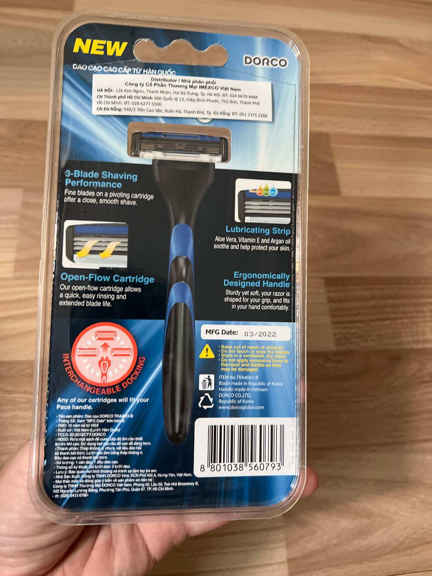 DAO CẠO RÂU DORCO PACE3