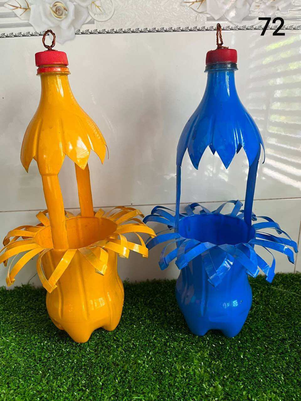 Combo 2 chậu trồng cây, chậu treo