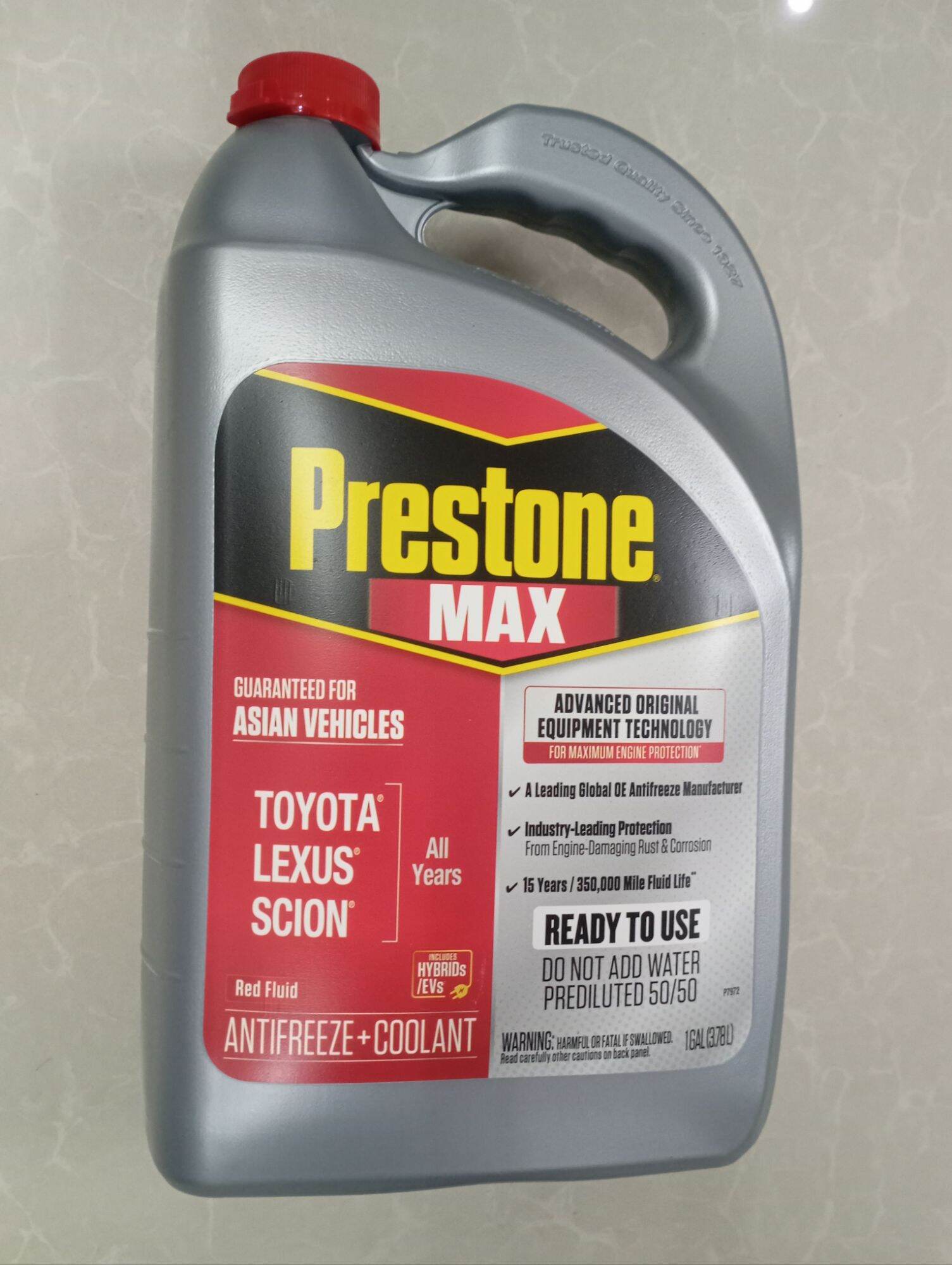 [HCM]Nước Làm Mát Prestone 50/50 Prediluted Antifreeze/Coolant  Chuyên Dùng Cho Xe Toyota Lexus Scion