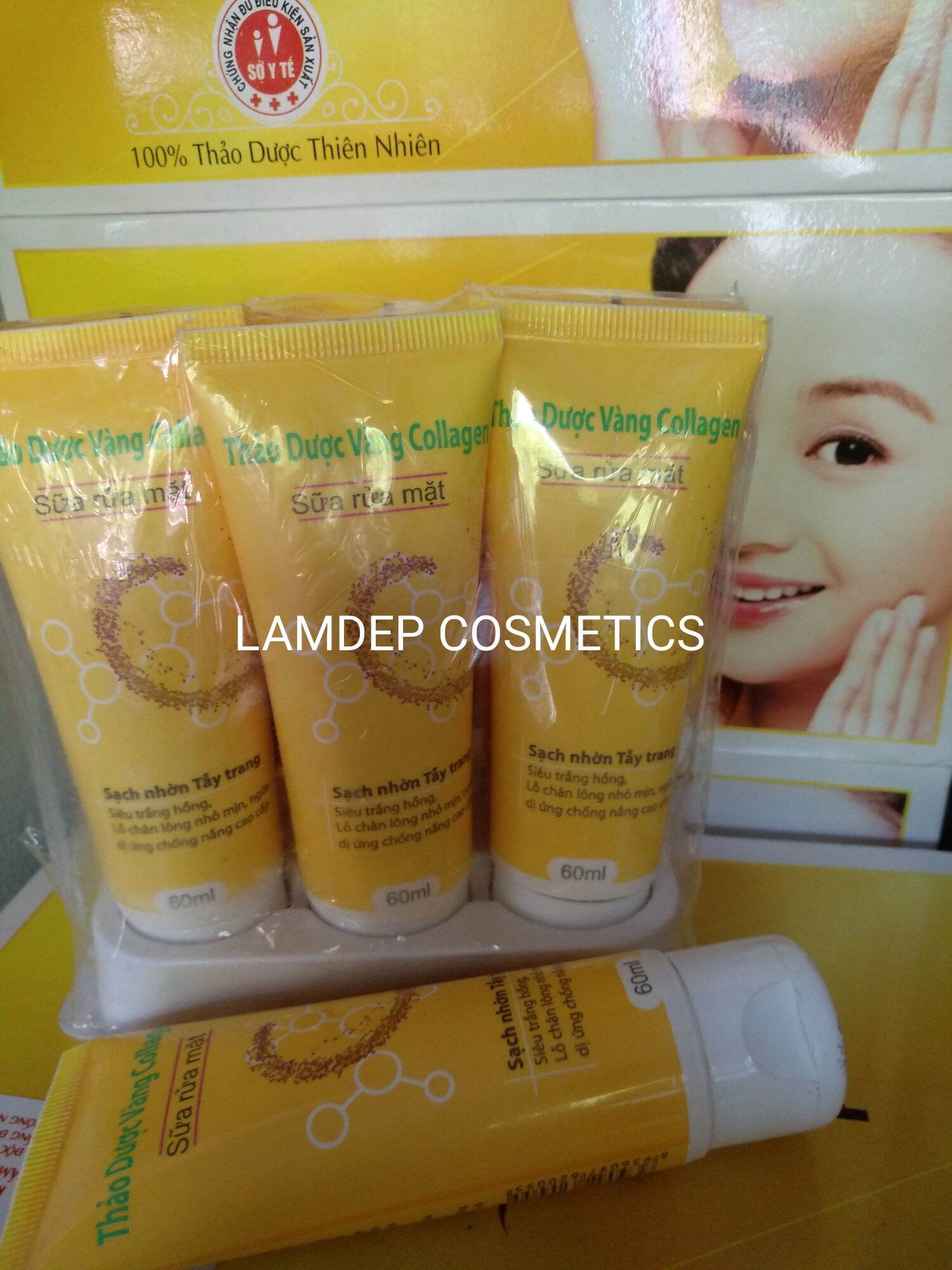 sữa rữa mặt thảo dược vàng