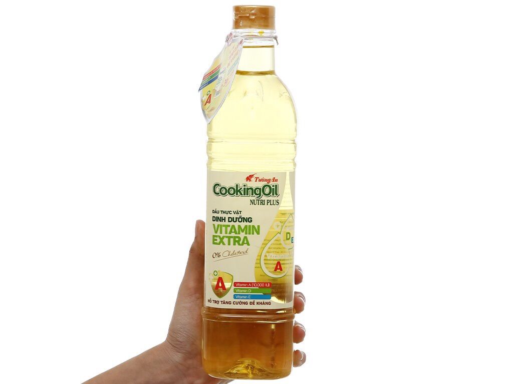 Dầu ăn Tường An Nutri Plus chai 1 lít