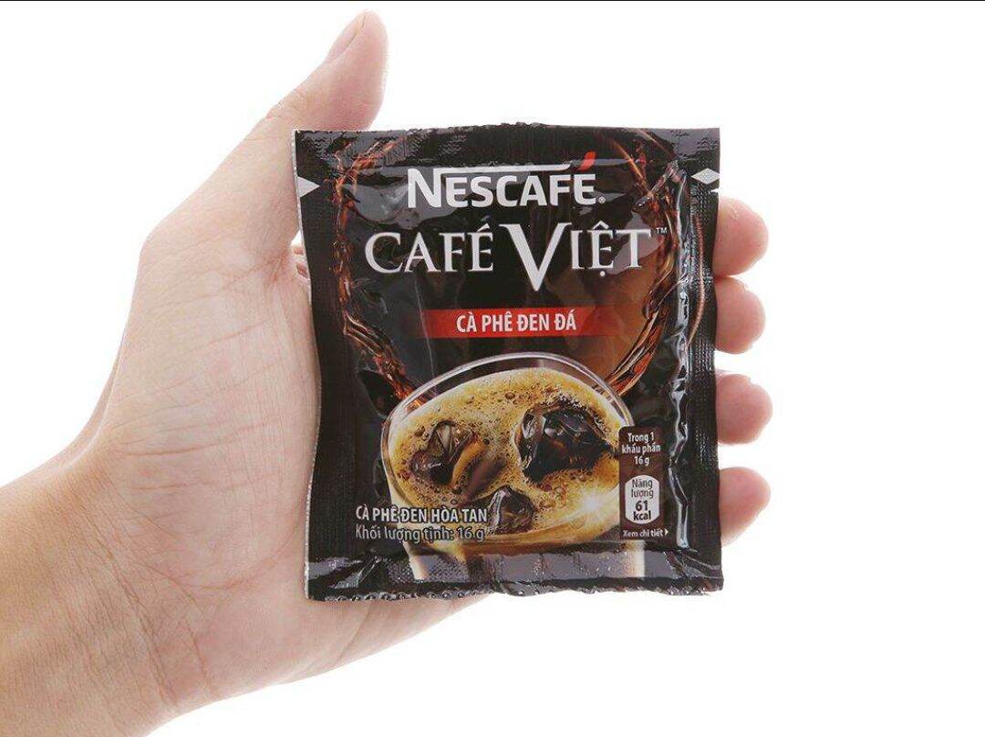 Cà phê Việt đen đậm đà hòa tan-10 gói