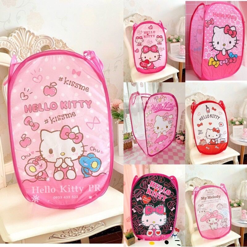 Sọt vải lưới Hello Kitty