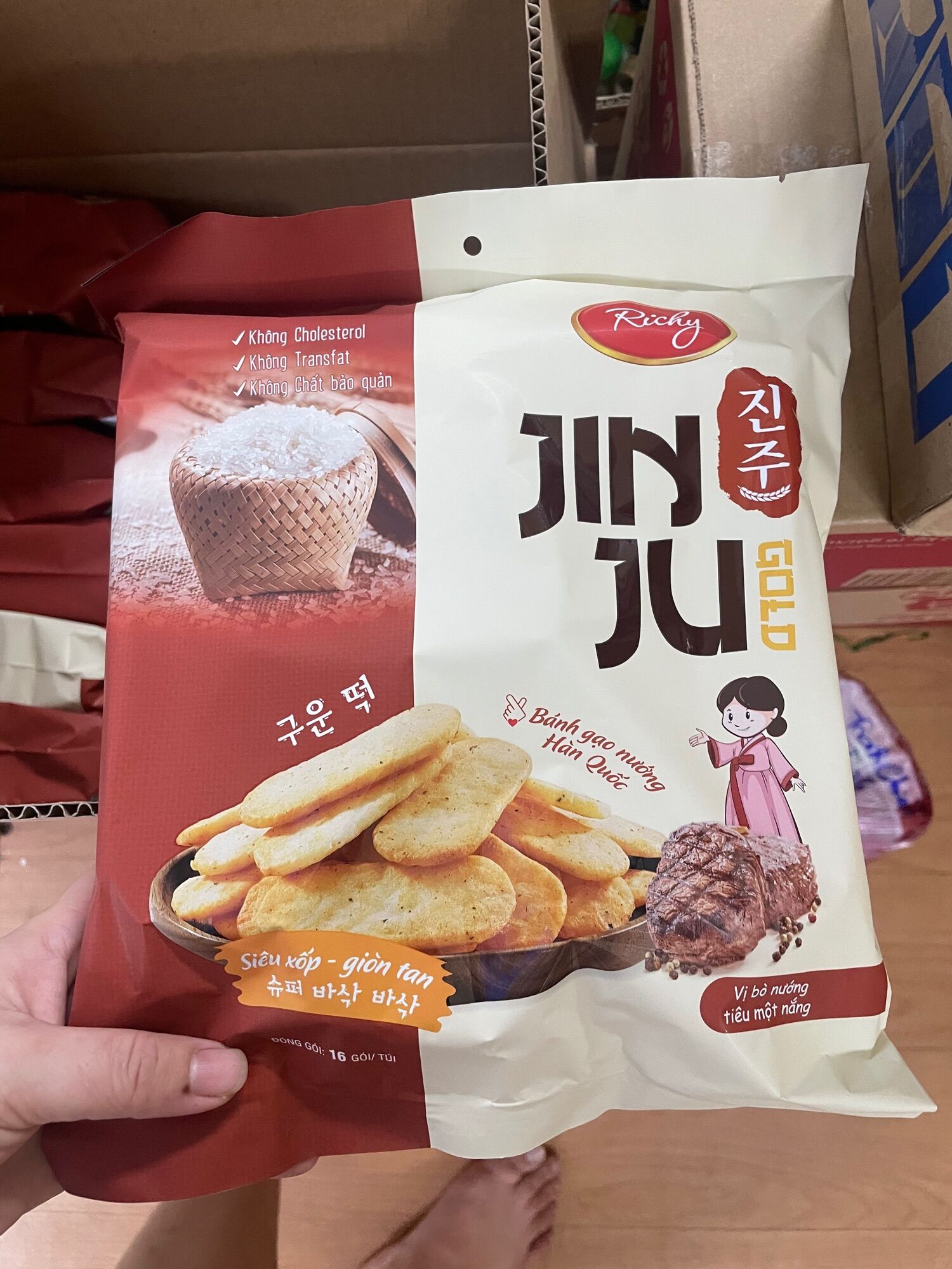 Bánh Gạo JINJU Vị Bò Nướng