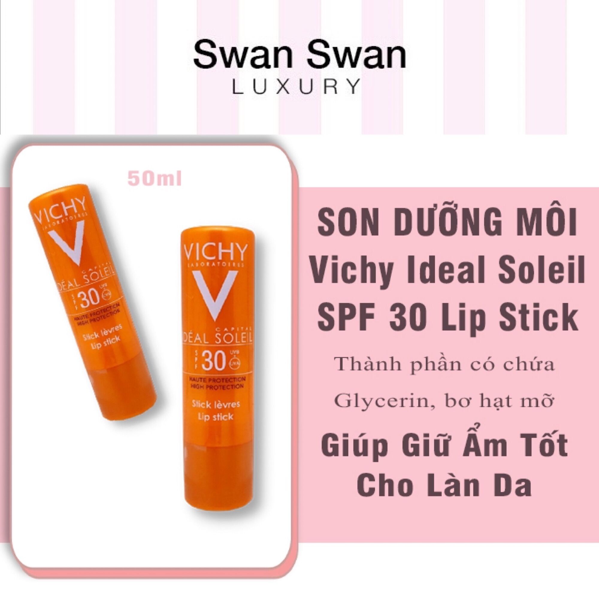 Son Dưỡng Môi Chống Nắng Vichy SPF30