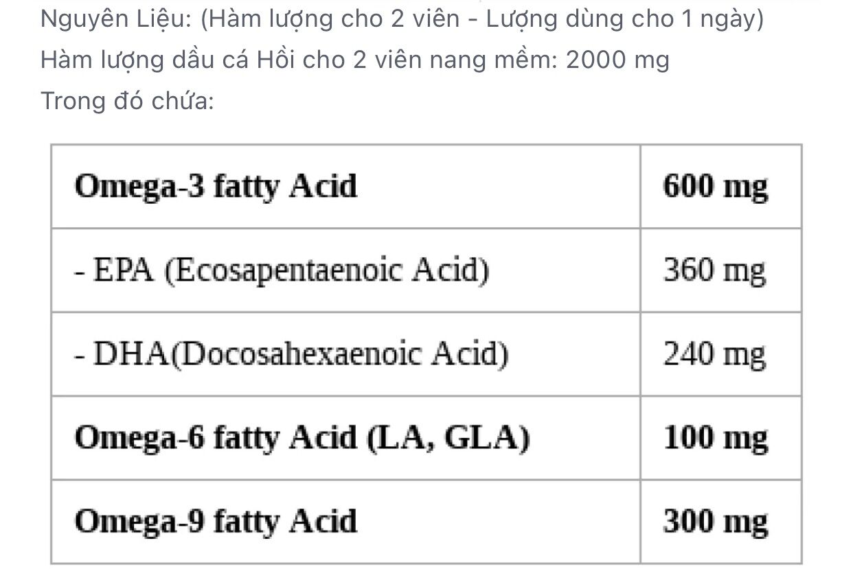 OMEGA 369 ALASKA Hộp 100 Viên