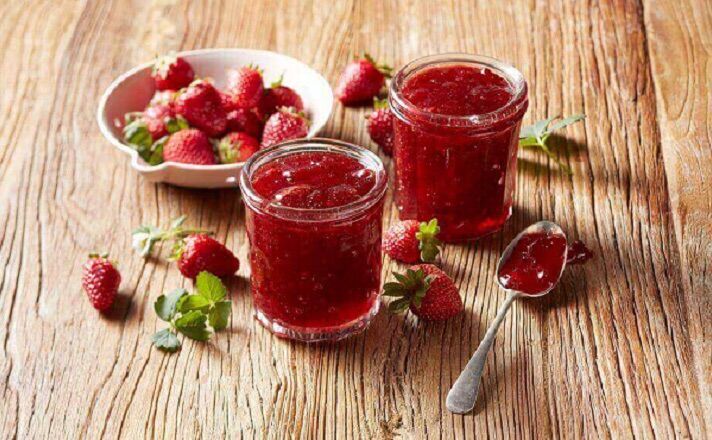 Mứt dâu nhà làm hũ 500g