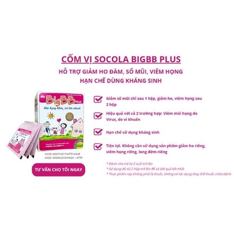 BigBB Plus.Mũi họng khoẻ,trẻ lớn nhanh.