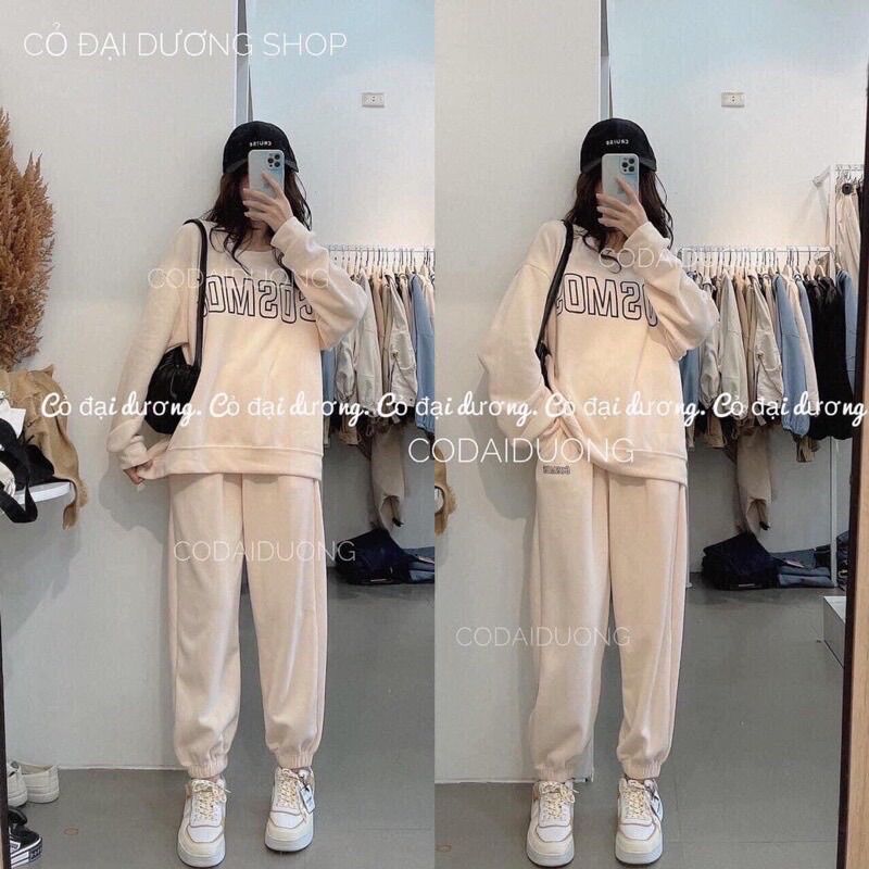 Set Nỉ Cosmos mùa đông siêu xinh kèm ảnh thật