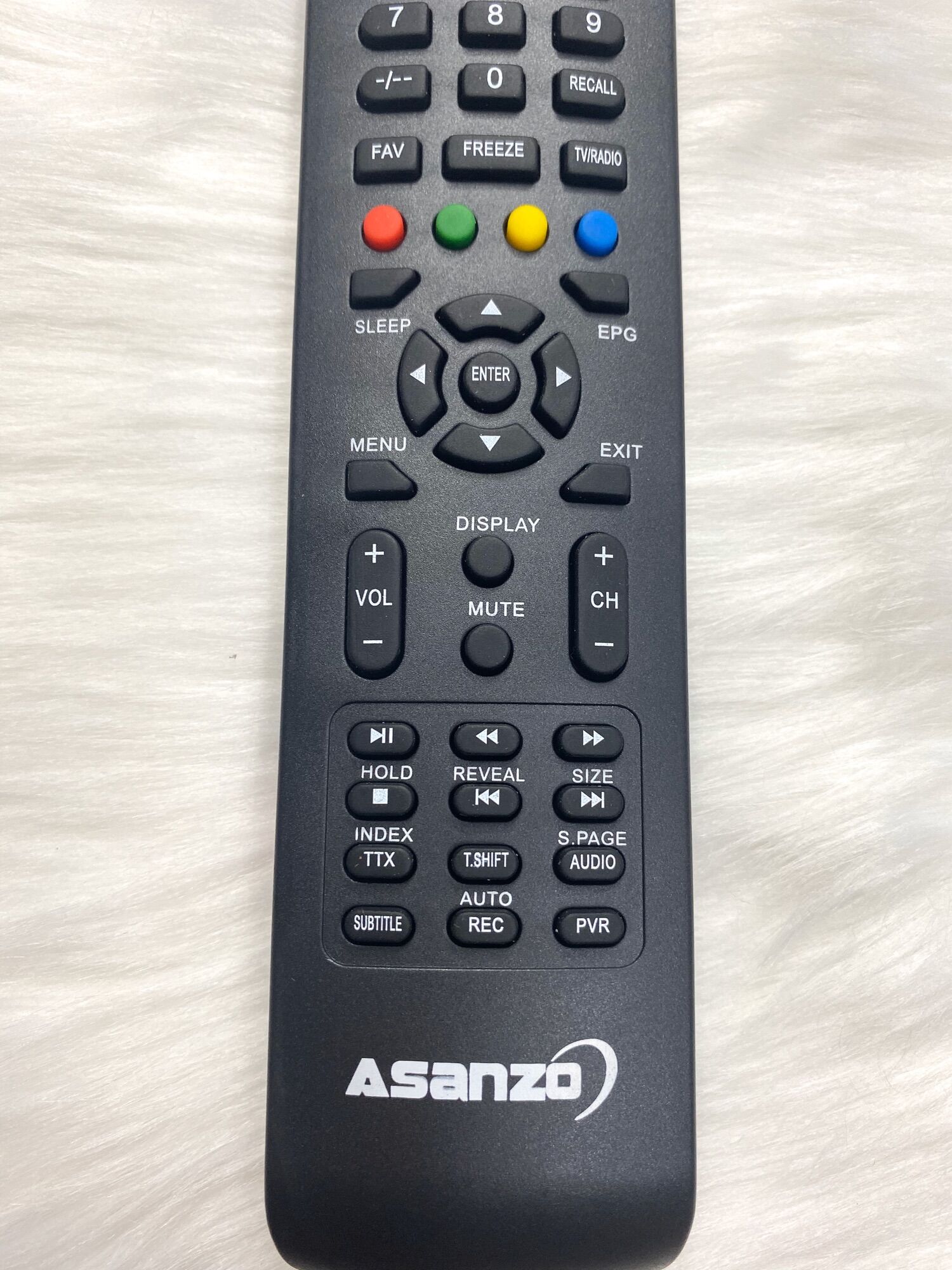 [HCM]REMOTE ĐIỀU KHIỂN TIVI ASANZO LED/ LCD 2 VẠCH