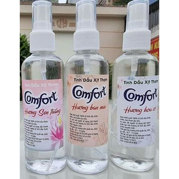 Tinh Dầu Xịt Thơm Quần Áo Comforts 100ml