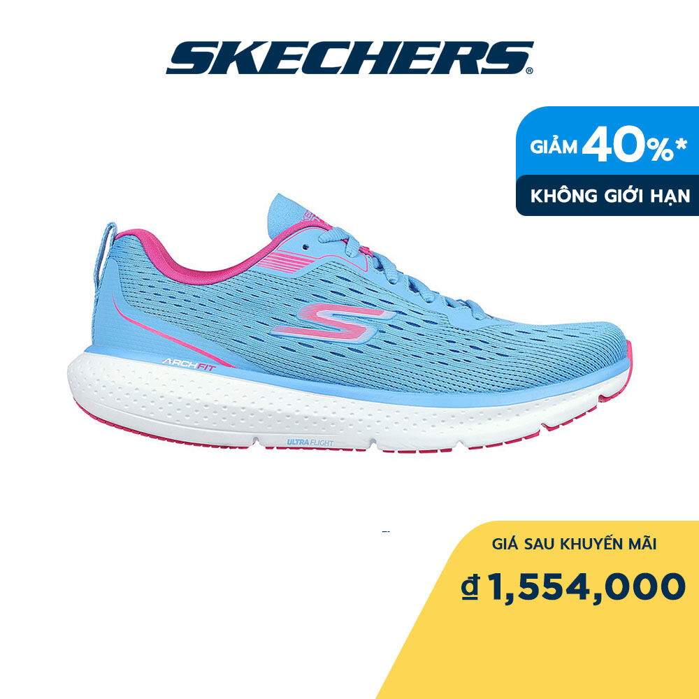 Skechers Nữ Giày Thể Thao Tập Gym, Thường Ngày, Đi Học, Đi Làm GOrun Pure 3 - 172034-BLU