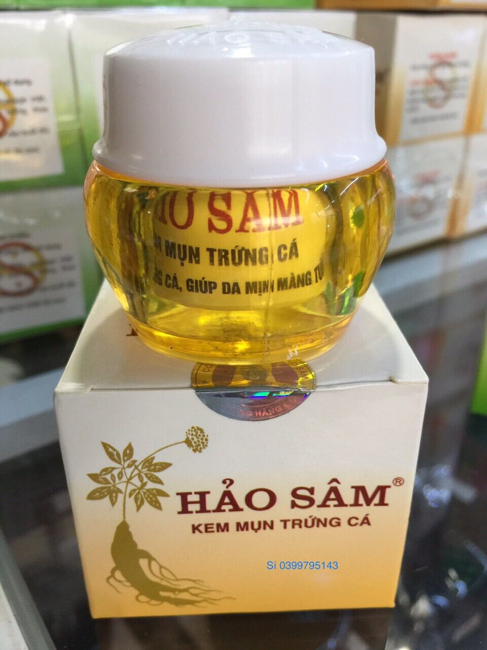 Kem hảo sâm mụn thâm trắng da 15g