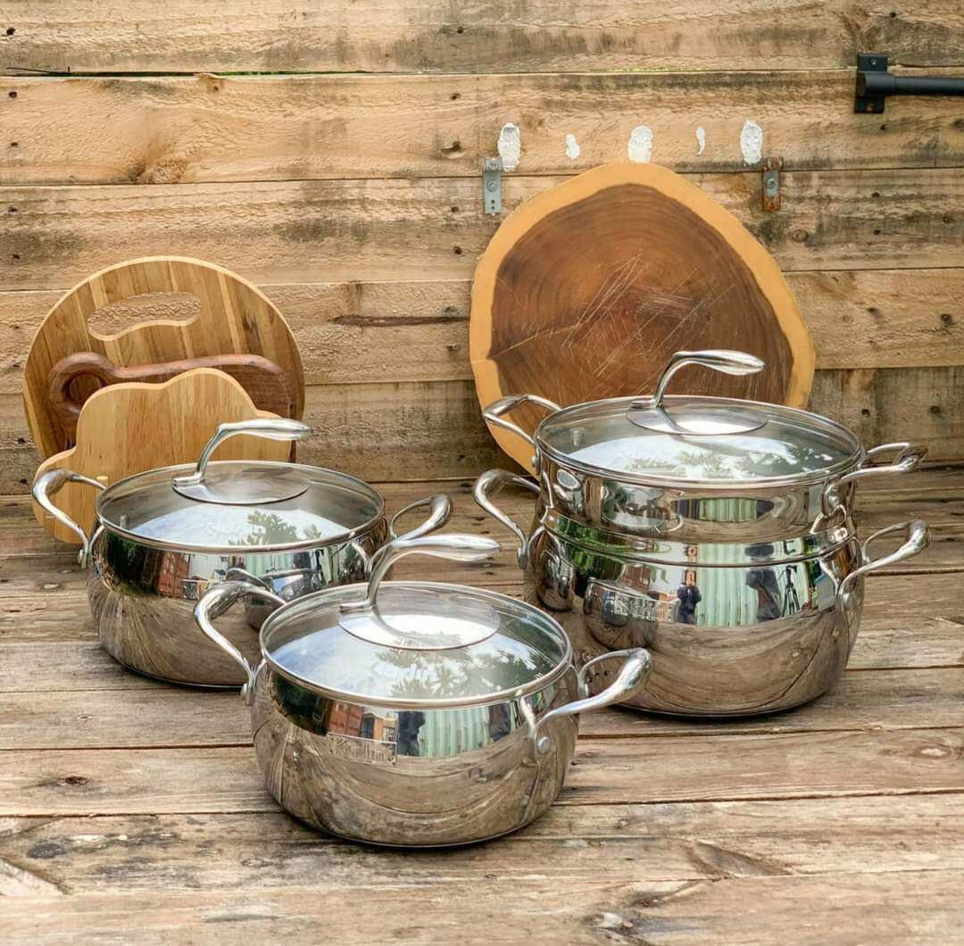 💥giao hỏa tốc💥 bộ nồi inox karlin chống dính tự nhiên nhiều size thương hiệu đức