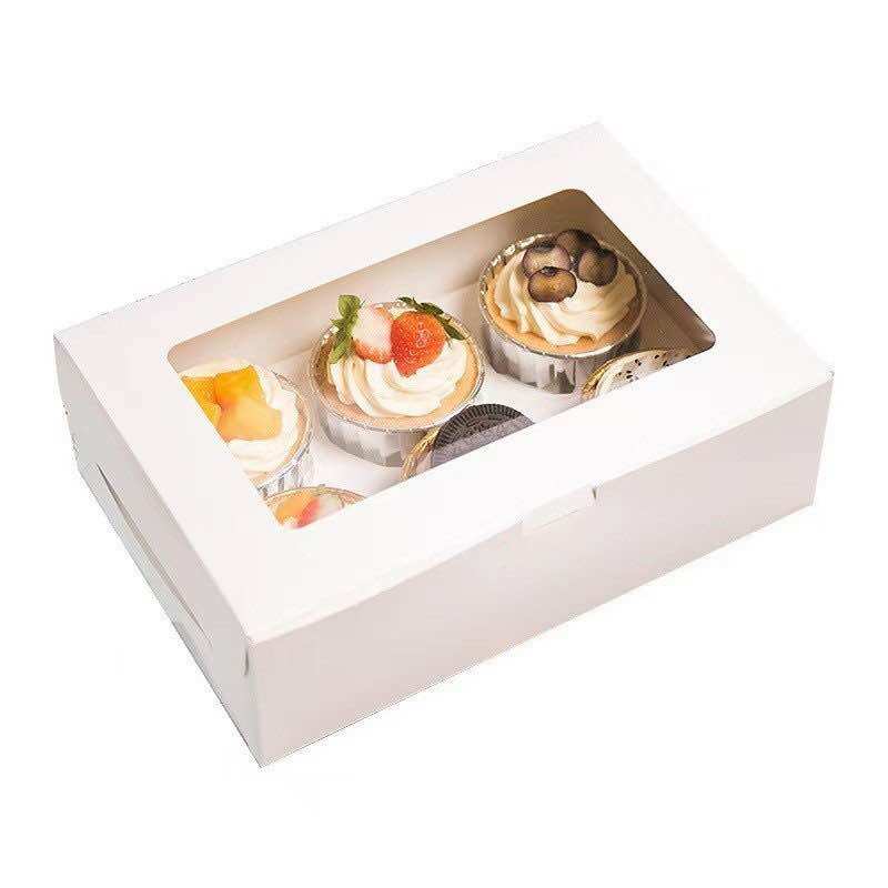 Hộp giấy đựng cupcake 2-4-6-12 bánh
