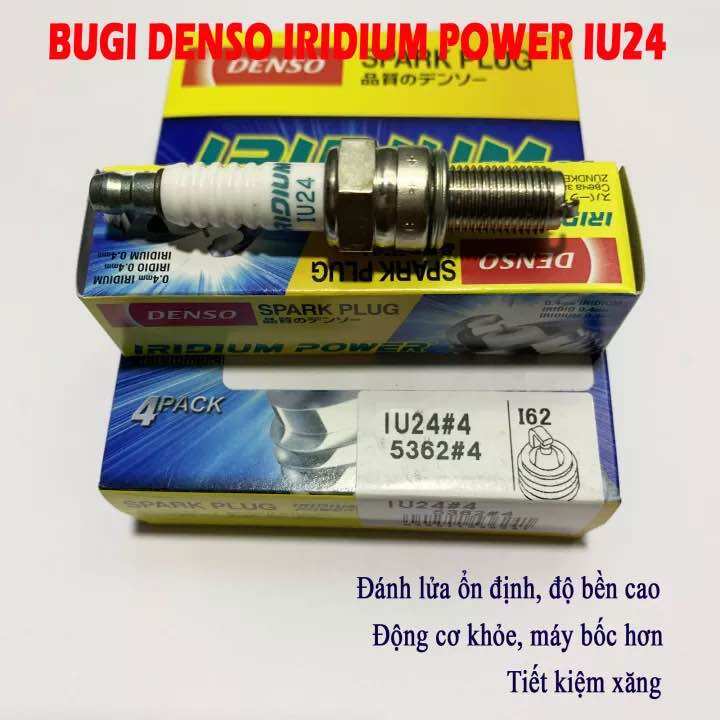 Bugi bạch kim cho Honda Vario / Click - DENSO IRIDIUM POWER IU24