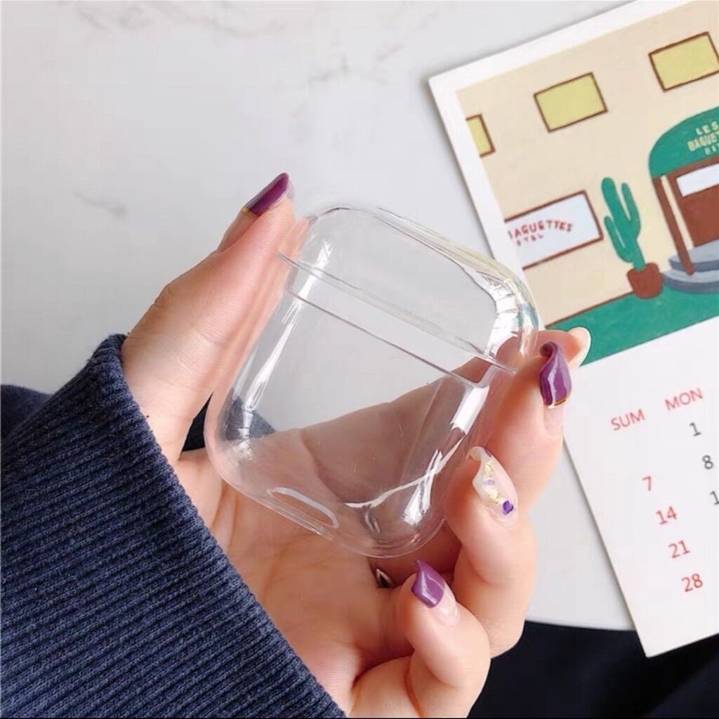 Case TRONG SUỐT Vỏ Bao Airpod Đựng Tai Nghe Không Dây 1 2 3 Pro i11 i12