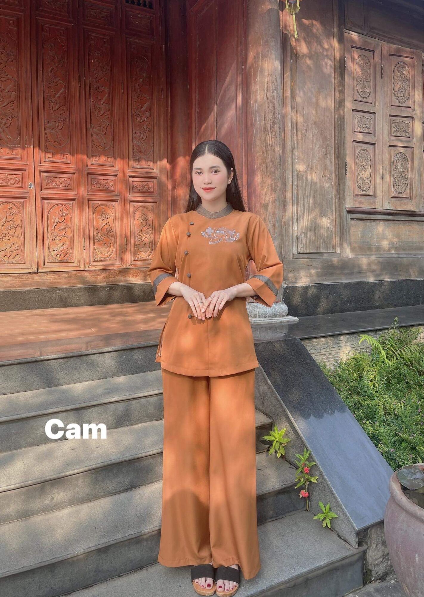 Đồ Lam đi chùa _ Mẫu mới nhà em ạ