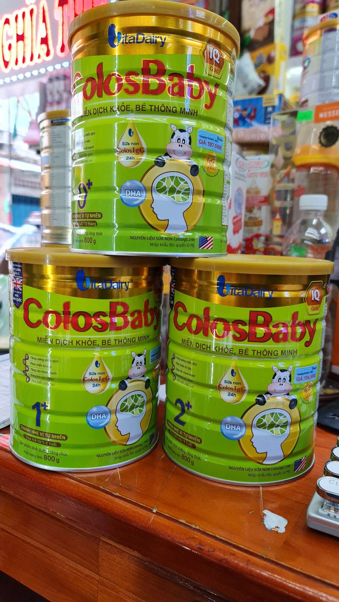 Sữa Colosbaby IQ 2+ 800gr (Mã Qr tích xu,date 2026)