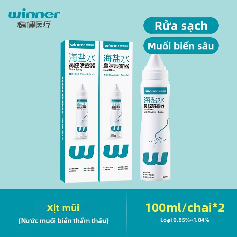 Winner | Xịt Mũi Dung Dịch Isotonic 0.9%