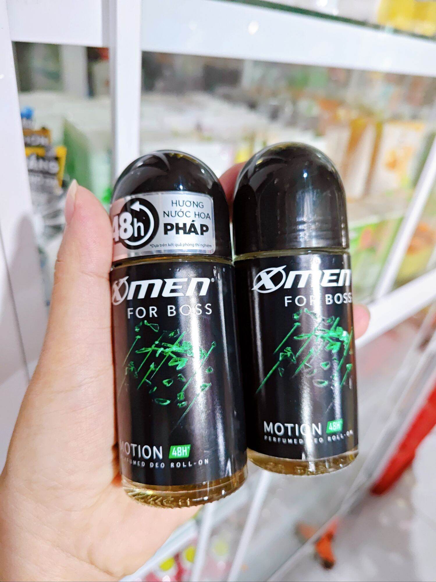 Lăn khử mùi nam xmen for boss motion 50ml - hương nước hoa pháp