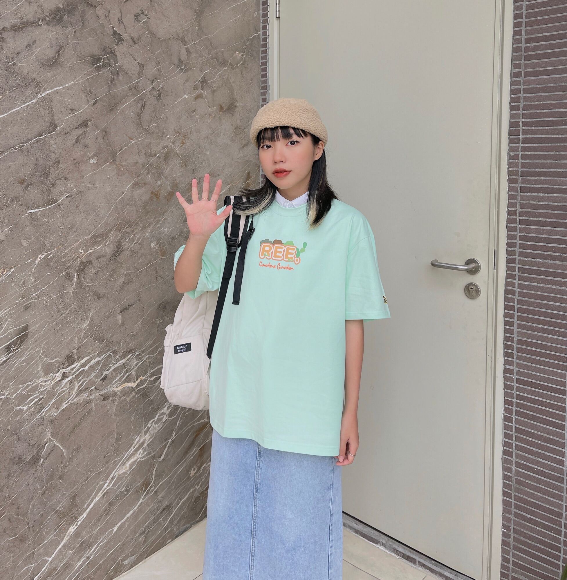 ÁO THUN CACTUS MÀU XANH