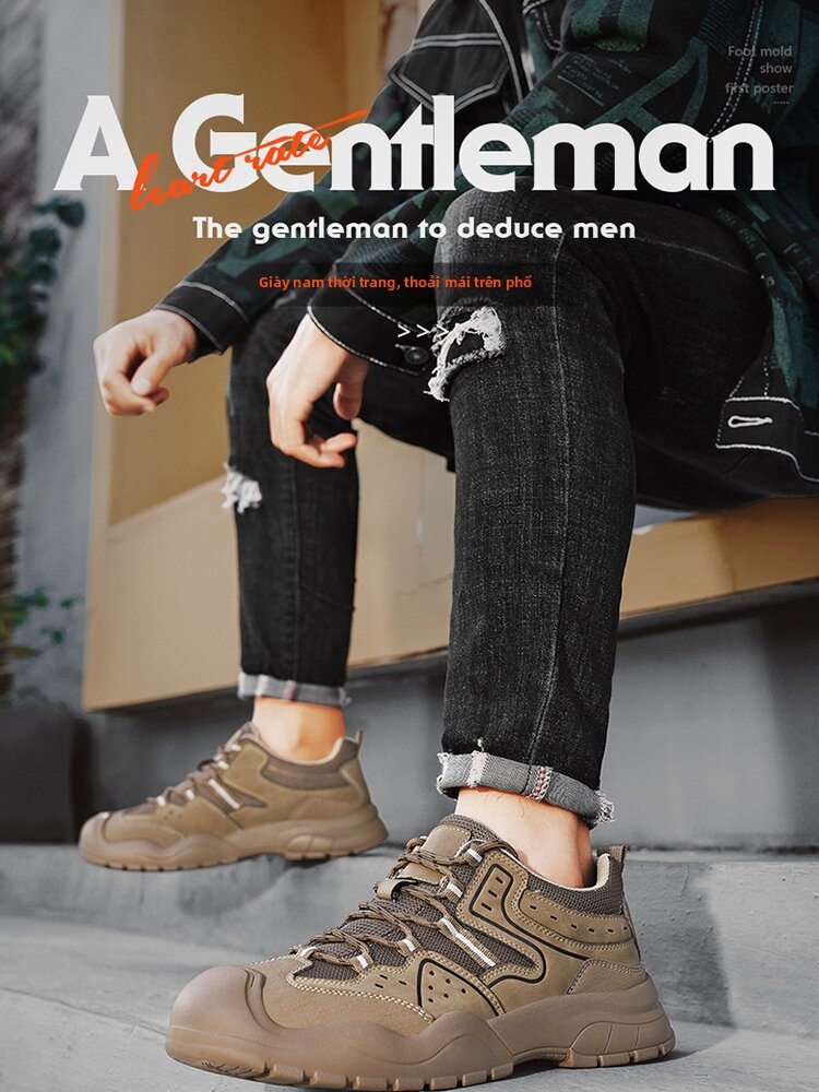 Leather Soft Sole Hiking Shoes Giá  1,313,000 Đồng*Miễn phí vận chuyển