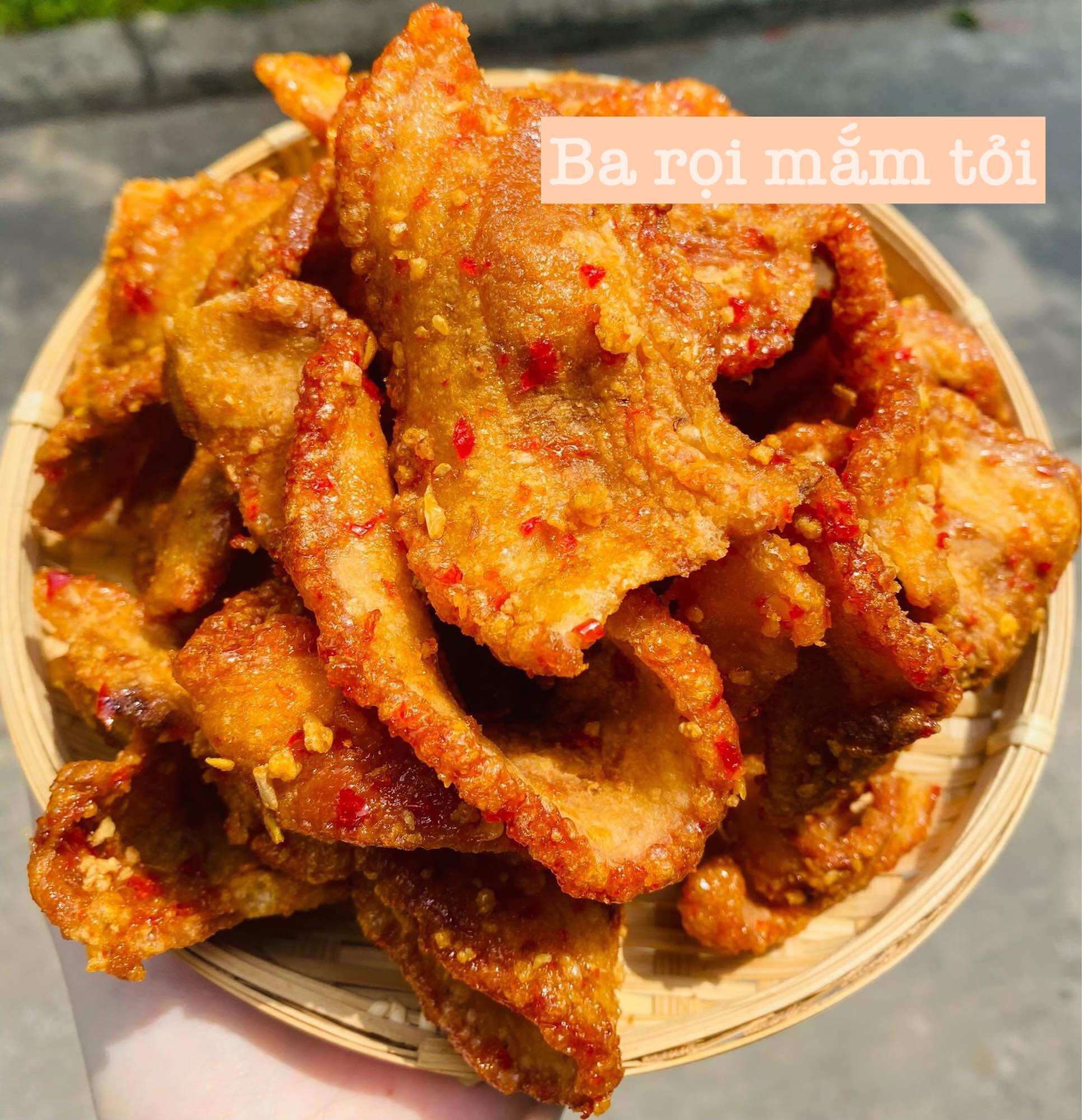 Ba rọi mắm tỏi giòn ngon đậm đà hủ 250G