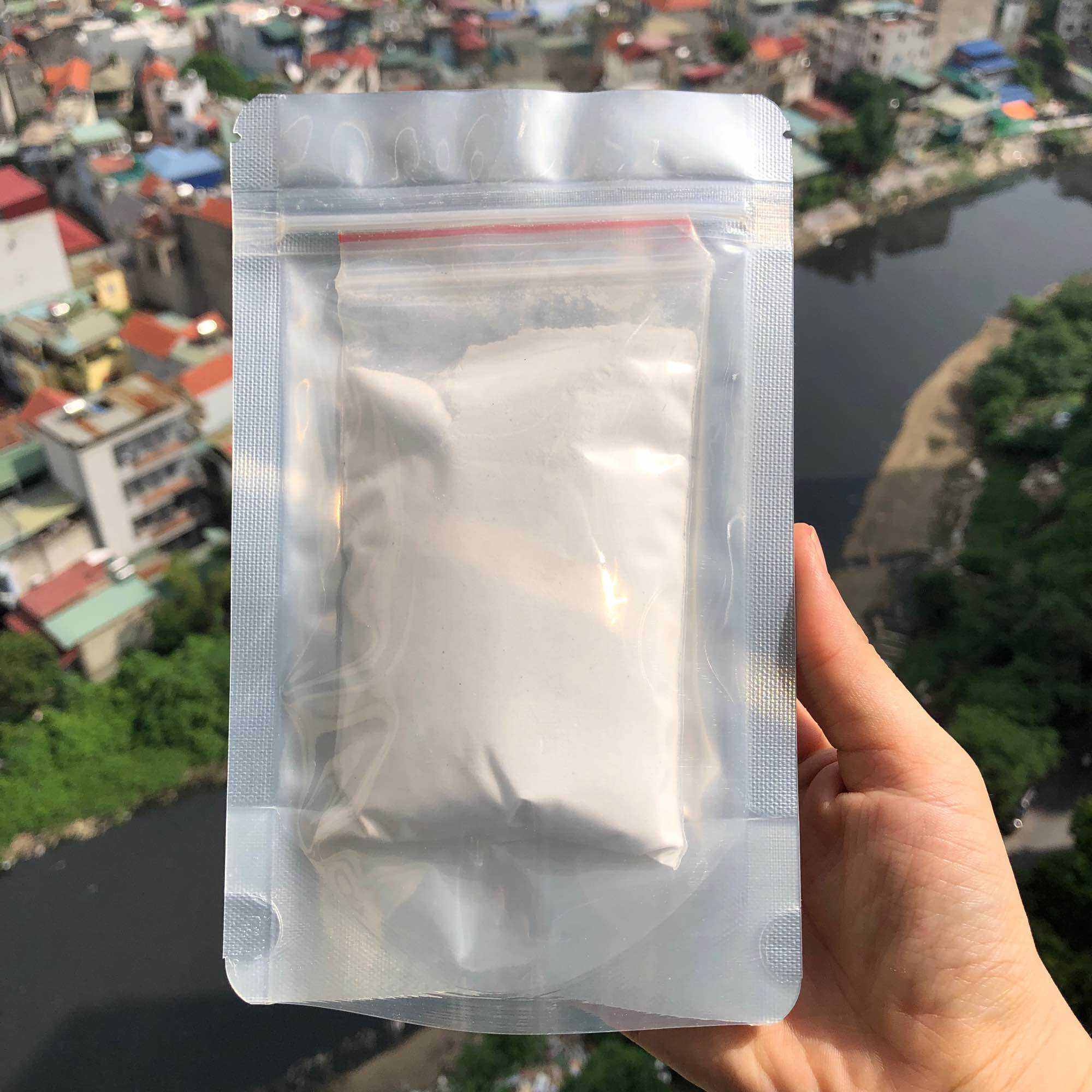 Túi 100g bột phèn chua chưng cất, phèn phi nguyên chất khử mùi, ngăn tiết mồ hôi hiệu quả