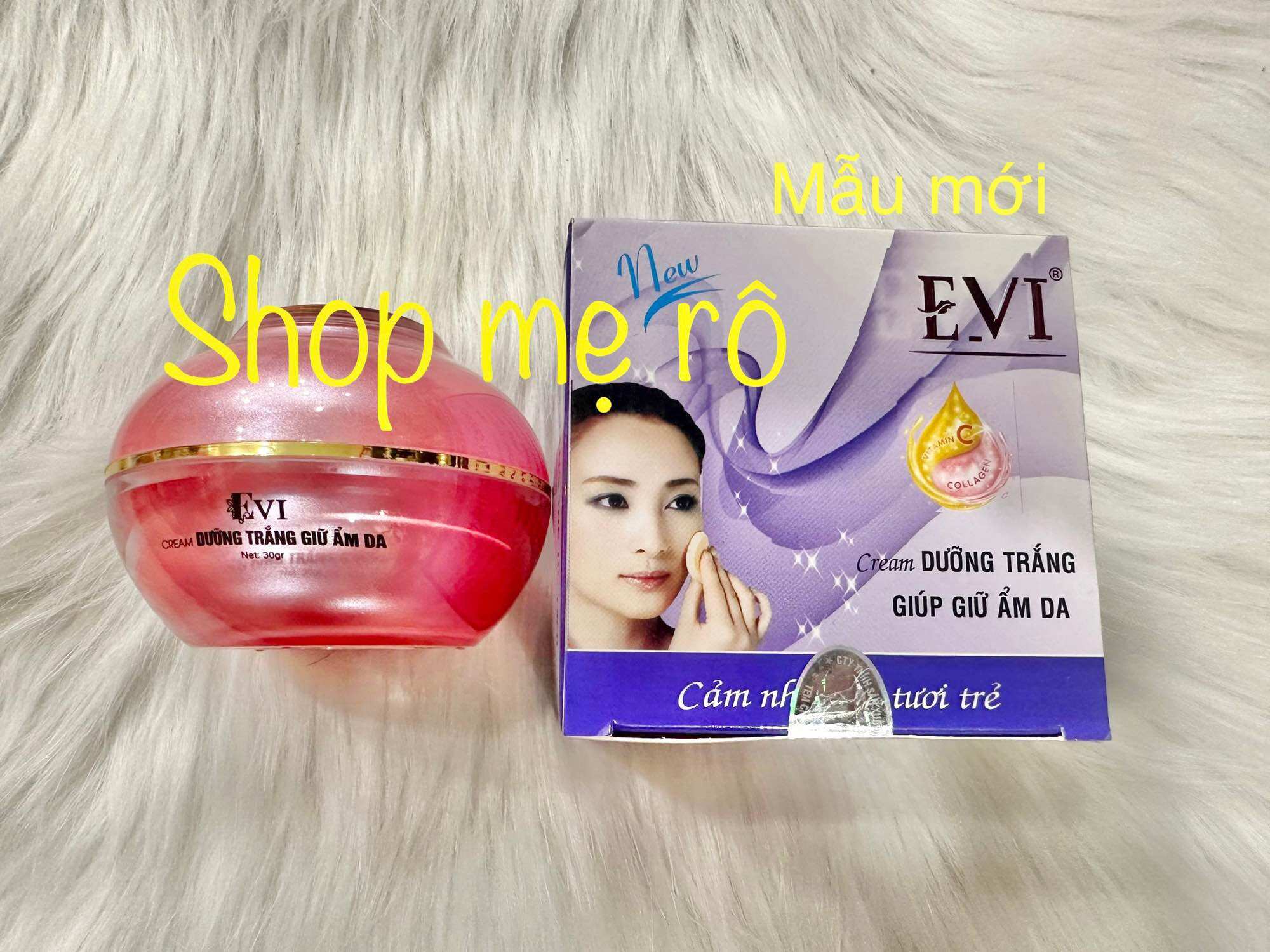 Kem evi trắng da mặt -giữ ẩm da hủ 30g