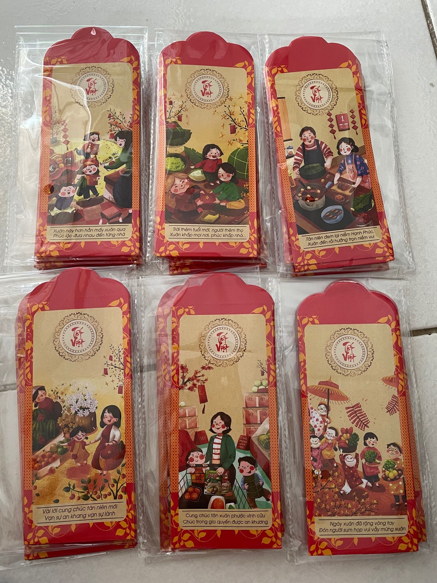 Bao Lì Xì ( 60 cái)
