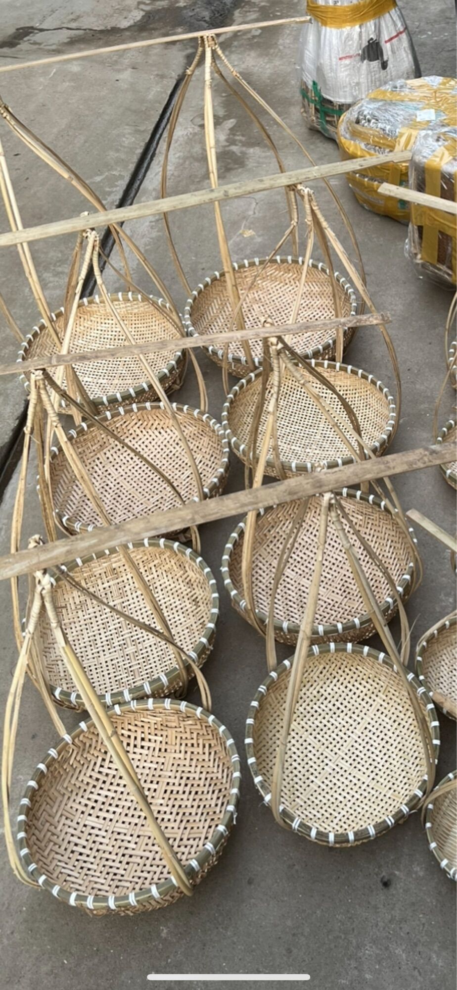 Quang gánh rổ/rá decor Tết size 36/33/30/27/25/20/18/16 cm